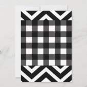 Whimsisches Muster Halloween Mashup 1. Geburtstag Einladung (Rückseite)