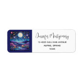 Whimsisches Nachtleben Big Moon Landschaft Adresse (Vorne)