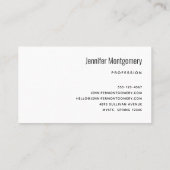 Whimsisches Nachtleben Big Moon Landschaft Visitenkarte (Rückseite)