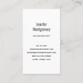 Whimsisches Nachtleben Big Moon Landschaft Visitenkarte (Rückseite)