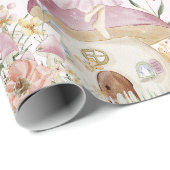 Whimsisches Niedlich Fairies Wildblume Garden Wies Geschenkpapier (Rolleneckpunkt)