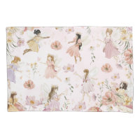 Whimsisches Niedlich Fairies Wildblume Garden Wies