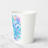 Whimsisches Niedliches Delphin Baby Pappbecher (Links)