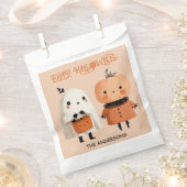 Whimsisches Niedliches Ghost & Pumpkin Wasserfarbe Geschenktütchen (Ausgeschnitten)