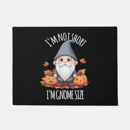 Whimsisches Niedliches Gnome im Herbst Fußmatte (Vorderseite)
