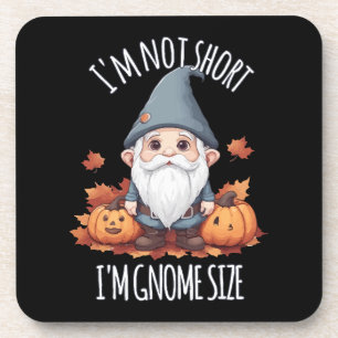 Whimsisches Niedliches Gnome im Herbst Getränkeuntersetzer