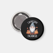 Whimsisches Niedliches Gnome im Herbst Magnet (Vorderseite/Rückseite)