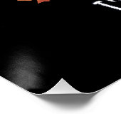 Whimsisches Niedliches Gnome im Herbst Poster (Ecke)