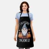 Whimsisches Niedliches Gnome im Herbst Schürze (Getragen)