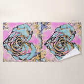 Whimsisches niedliches Herz bunt zeichnend Badehandtuch (Badehandtuch)