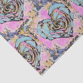 Whimsisches niedliches Herz bunt zeichnend Seidenpapier (Ausschnitt)