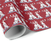 Whimsisches Niedliches Weihnachtsfest Geschenkpapier (Rolleneckpunkt)