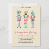 Whimsisches Nutcracker Weihnachtsgebäck Party Einladung (Vorderseite)