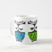 Whimsisches Owl Kaffeetasse (Vorderseite Links)