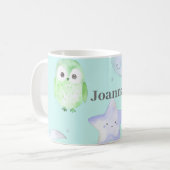 Whimsisches Owl Kaffeetasse (Vorderseite Links)