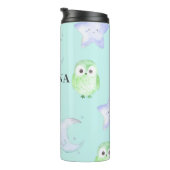 Whimsisches Owl Thermosbecher (Nach rechts gedreht)