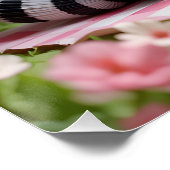 Whimsisches Papier Raccoon Poster (Ecke)