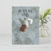 Whimsisches Party laden Einladung (Stehend Vorderseite)