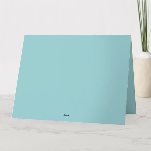 Whimsisches Patchwork Schweinefleisch im Blumengar Dankeskarte (Rückseite)