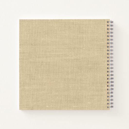 Whimsisches Personalisiert Gartenblatt Notizblock (Rückseite)