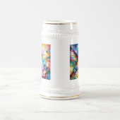 Whimsisches Personalisierter Hummingbird Bierglas (Mittel)