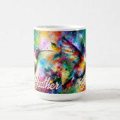 Whimsisches Personalisierter Hummingbird Kaffeetasse (Mittel)