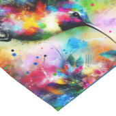 Whimsisches Personalisierter Hummingbird Kurzer Tischläufer (Ecke)