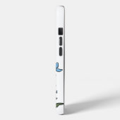 Whimsisches Personalisiertes Bläschen Wildblume Case-Mate iPhone Hülle (Rückseite / Links)