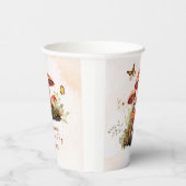 Whimsisches Pilz Wasserfarbendusche Pappbecher (Rechts)