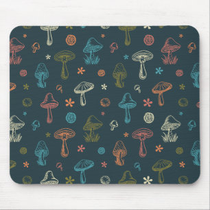 Whimsisches Pilzmuster Mousepad