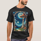 Whimsisches Pilzturmwald-T-Shirt T-Shirt (Vorderseite)