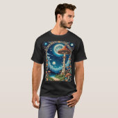 Whimsisches Pilzturmwald-T-Shirt T-Shirt (Vorne ganz)