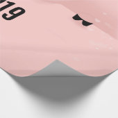 Whimsisches Pink Niedliches chinesisches Neujahr Geschenkpapier (Ecke)