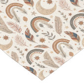 Whimsisches Rainbow Table Runner Boho Chic Interie Großer Tischläufer (Ecke)