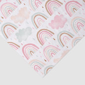 Whimsisches Regenbogenmuster Moderne Seidenpapier (Ausschnitt)