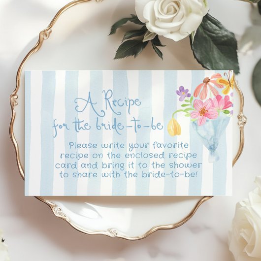 Whimsisches Rezept frisch vom Markt Begleitkarte