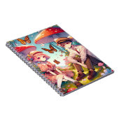 Whimsisches Romantisches Anime Couple Notizblock (Rechte Seite)