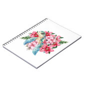 Whimsisches Rosa Florenschildkröte Notizblock (Linke Seite)