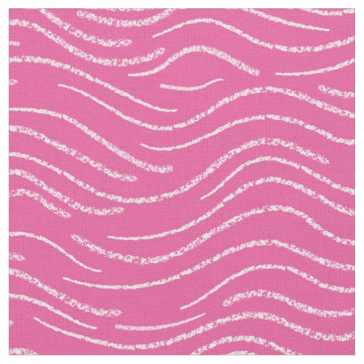 Whimsisches Rosa und Weiße Strippengeländer Stoff (Nahaufnahme)