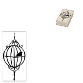 Whimsisches Rundgeburtskautschuk Briefmarke Gummistempel (Stempel)