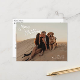 Whimsisches Script-Foto Moderne Weihnachten