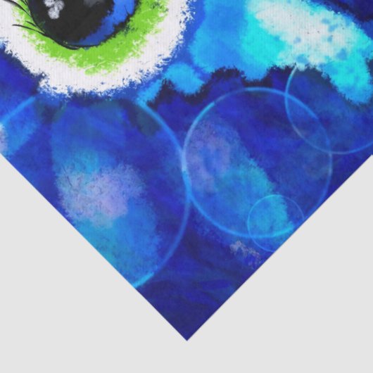 Whimsisches Seepferd Küstenküste nautische Dekoupa Seidenpapier (Detail)