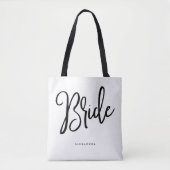 Whimsisches Skript | Bride Tasche (Vorderseite)