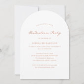 Whimsisches Skript | Chic Foto Graduation Party Einladung (Rückseite)