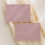 Whimsisches Skript | Dusty Rose Wedding Vielen Dan Postkarte<br><div class="desc">Einführung in unser atemberaubendes whimsical-Skript | staubige Rose Hochzeit danke Postcard perfekt für Ihre einfache moderne boho Frühlingsfeier. Unser elegantes Design umfasst eine lebendige, helle, pastellfarbene Farbpalette mit einem Vintagen, schicken Kalligraphieskript. Ob Sie einen minimalistischen oder klassischen Stil bevorzugen, unser einzigartiges, bearbeitbares Produkt bietet Luxus und Eleganz, perfekt um eine...</div>