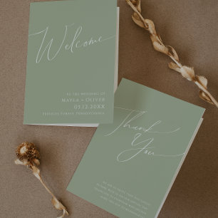Whimsisches Skript   Gedeckte Hochzeit Programm