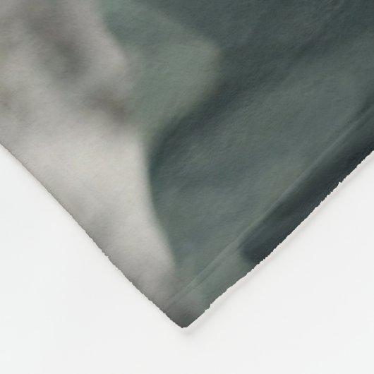 Whimsisches Snowboarden Fleecedecke (Ecke)