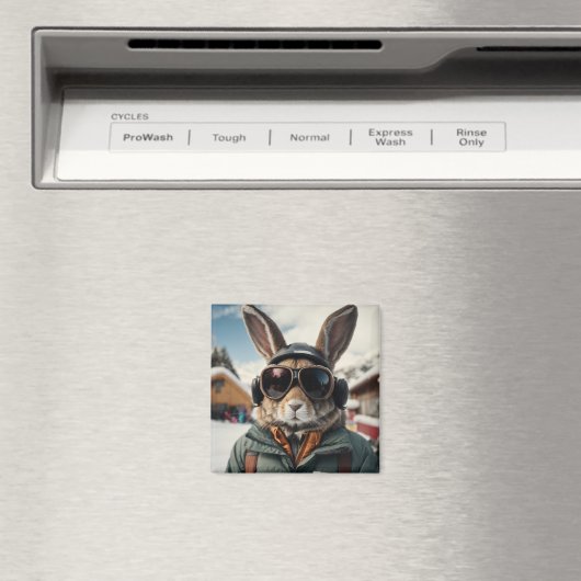 Whimsisches Snowboarden Magnet (In Situ (Geschirrspüler))