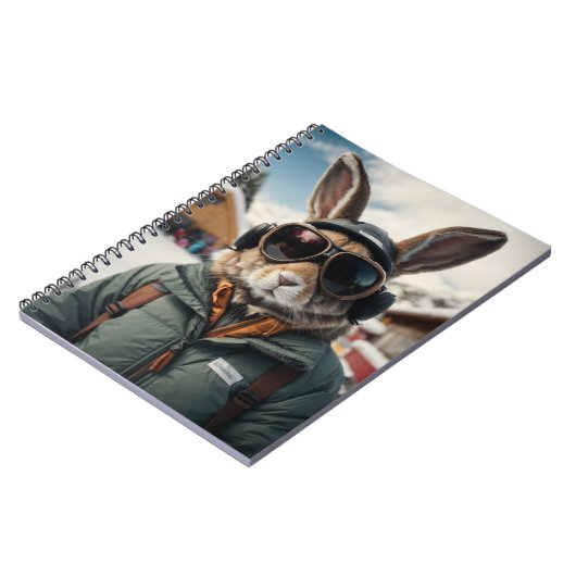 Whimsisches Snowboarden Notizblock (Linke Seite)