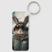 Whimsisches Snowboarden Schlüsselanhänger (Rückseite)